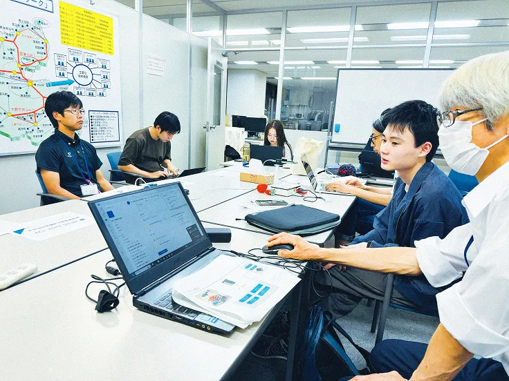 受講する生徒の様子2