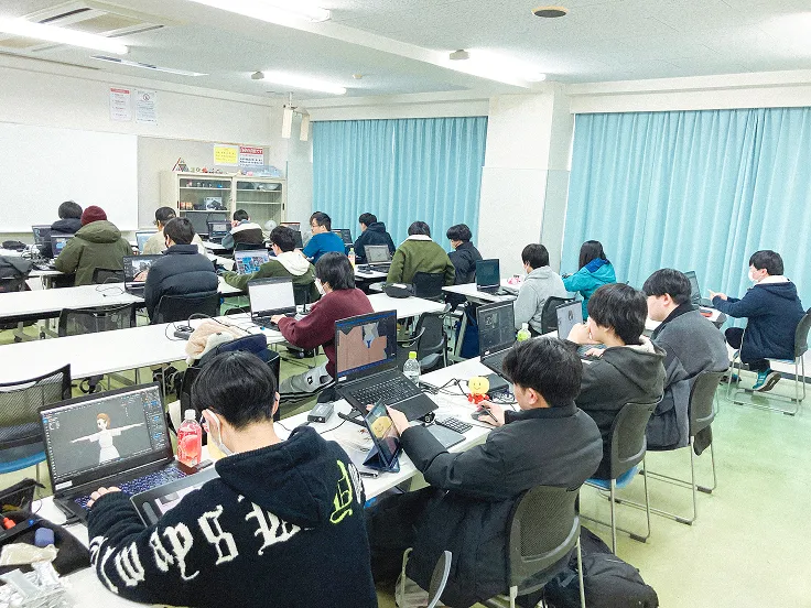 受講する生徒の様子1